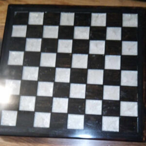 jeu d’échecs epoxy noir et blanc
