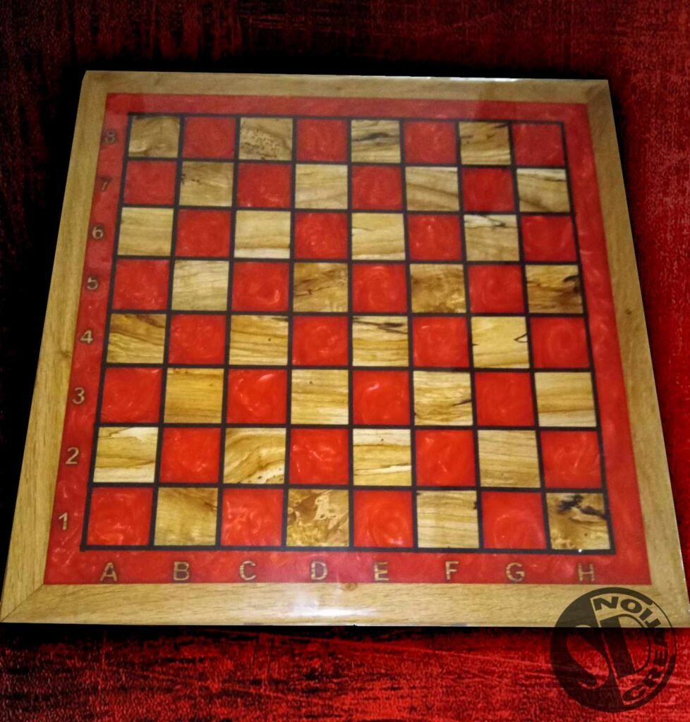 Échiquier en bois – modèle 37