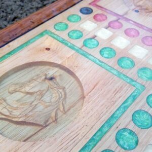 jeu petits chevaux bois