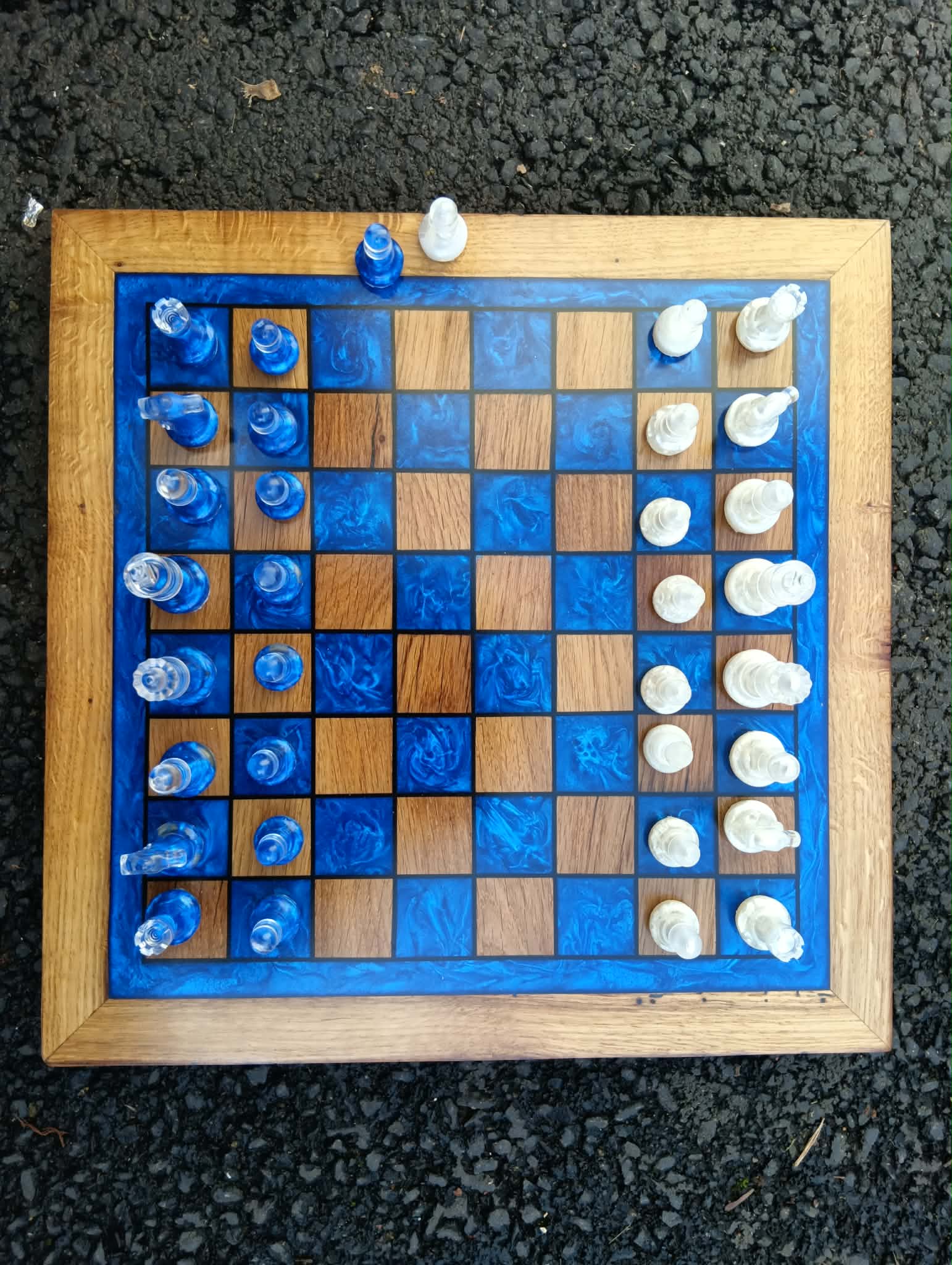 jeu d’échecs chêne massif